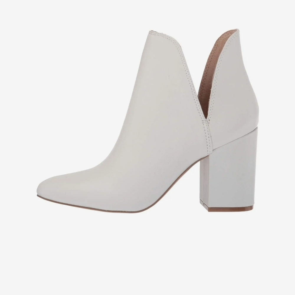 Steve Madden white Rookie bootie